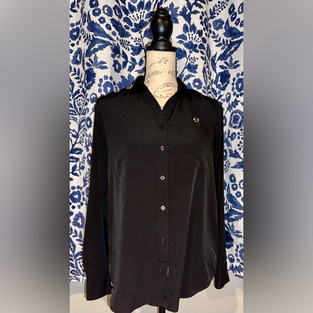 Elegant Button Down Blouse Lands’ End Chase